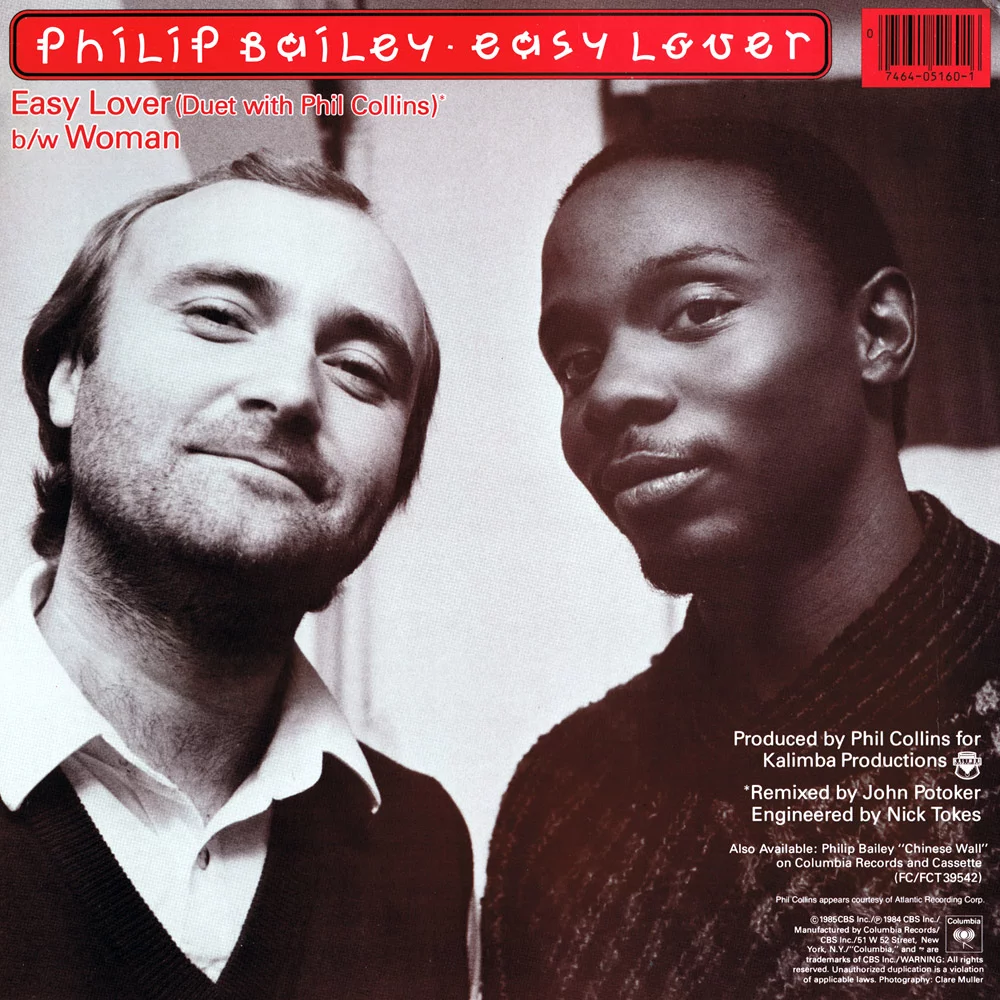 Cover de la cancion Easy Lover interpretada por Philip Bailey y Phil Collins